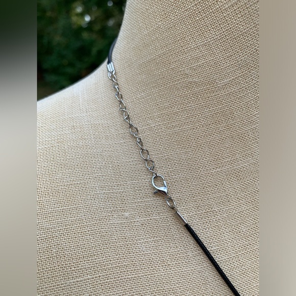 Handmade Teardrop Stone Amulet with Fairy Angel Star & Moon Charm - Picture 7 of 9